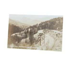 Vintage Sanborn RPPC Chapman Drive Flagstaff Mountain Boulder Colorado Postcard